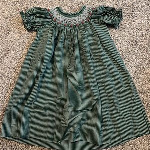 Smocked Christmas dress